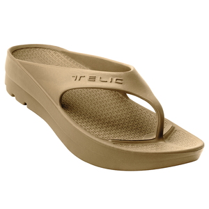 TELIC（テリック） Ｗ-ＦＬＩＰＦＬＯＰ（Ｗ-フリップフロップ）／リカバリーサンダル ２５．５-２６ｃｍ Ｃａｍｅｌ 339949