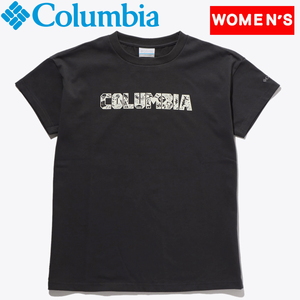 Columbia(コロンビア) 【２３春夏】Ｗｏｍｅｎ'ｓ ＹＡＨＡＲＡ ＦＯＲＥＳＴ ＳＨＯＲＴ ＳＬＥＥＶＥ ＴＥＥ ウィメンズ Ｌ ０１２（ＳＨＡＲＫ ＣＡＭ） PL4622