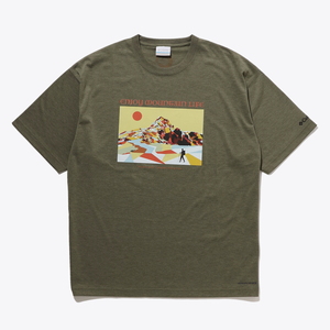 Columbia(コロンビア) エンジョイマウンテンライフ ショートスリーブ ティー メンズ L 397(STONE GREE) PM3892