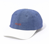 POLeR(ポーラー) FURRY FONT CHAMBRAY DAD CAP 231MCV0014-SAX キャップ
