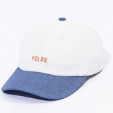 POLeR(ポーラー) FURRY FONT CHAMBRAY DAD CAP 231MCV0014-WHT キャップ