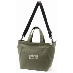 【送料無料】Manhattan Portage（マンハッタンポーテージ） Ｗｈｉｔｅｓｔｏｎｅ Ｔｏｔｅ Ｂａｇ Ｃａｎｖａｓ（ホワイトストーン トートバッグ） Ｓ Ｏｌｉｖｅ（５２００） MP1360CNVS