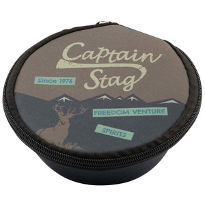 キャプテンスタッグ(CAPTAIN STAG) シェラカップケース３２０ｍｌ用ポケット付 ブルーグレー×マウンテン UH-3046