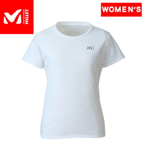 MILLET(ミレー) W M LOGO ASA II TS SS(M ロゴ ASA IITシャツ)ウィメンズ S 3053(OPT WHITE) MIV01872