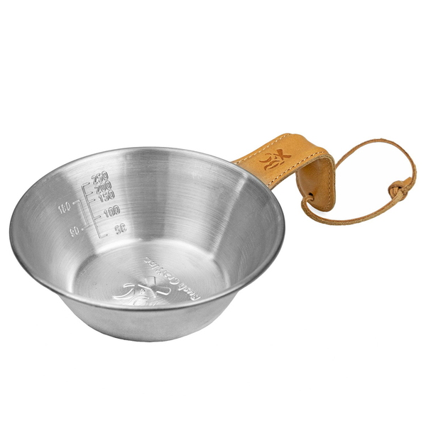 Bush Craft(ブッシュクラフト) シェラカップ&レザーハンドルカバー ステンレス 50968 シェラカップ