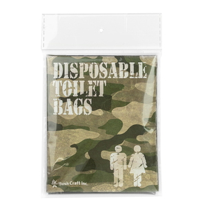 Bush Craft(ブッシュクラフト) 使い捨てトイレ袋 カモフラージュ 51118 Bush Craft(ブッシュクラフト) 使い捨てトイレ袋 カモフラージュ 51118