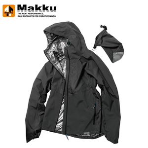 マック(Makku) リミックスレインジャケット L BK(ブラック) AS-810