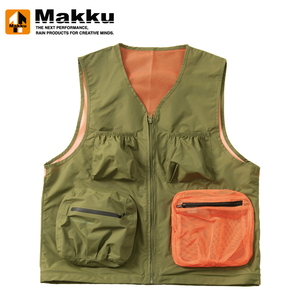 マック(Makku) Women's 2way バッグ ベスト ウィメンズ AS-650 アウトドアベスト(レディース)