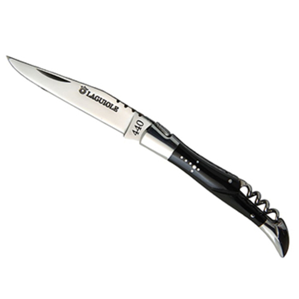 baladeo(バラデオ) Laguiole knife 11cm black corkscrew BD-0041 フォールディングナイフ