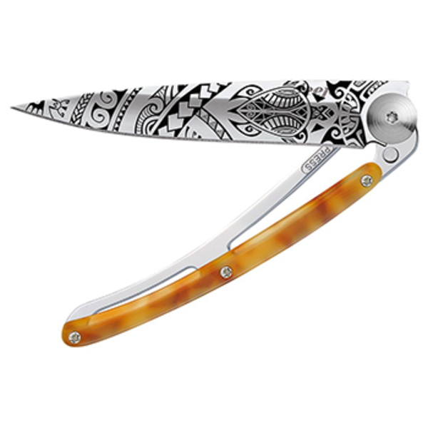 deejo(ディージョ) tatoos 37g POLYNESIAN-LIGHT TURTLE DJ-1407 フォールディングナイフ