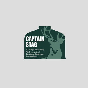 キャプテンスタッグ(CAPTAIN STAG) CS デザインステッカー OD缶 UM-1592