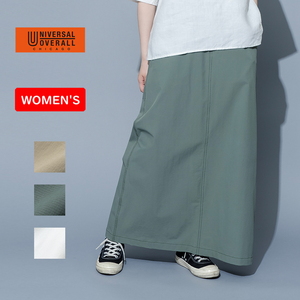 【送料無料】ユニバーサルオーバーオール(UNIVERSAL OVERALL) プレイワーク PLAY EASY SKIRT(プレイ イージー スカート) L KHAKI U2312713PW