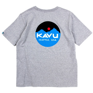 KAVU(カブー) マウンテン ロゴ ティー メンズ 19821829033005