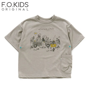 F.O.KIDS(エフ・オー・キッズ) Kid’s JRD×ISOBREWINGコラボ FAM CAMP Tee キッズ R207173