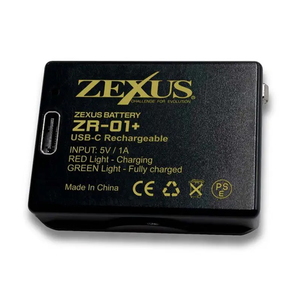 ZEXUS(ゼクサス) ＺＥＸＵＳ専用バッテリー ＺＲ-０１＋ ブラック