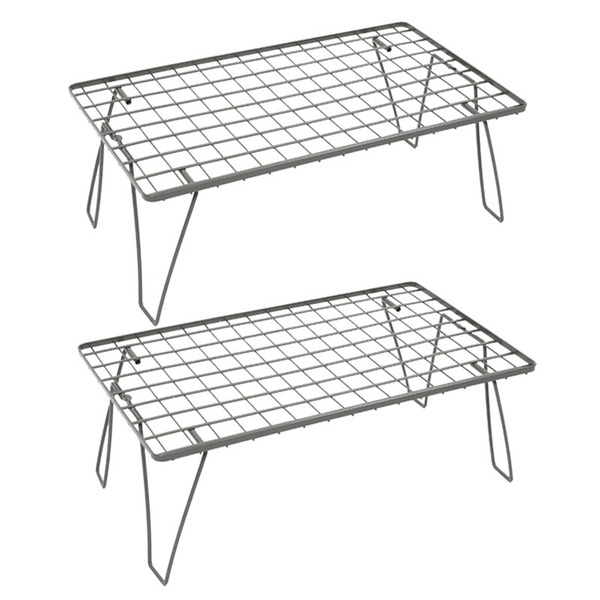 ユニフレーム(UNIFLAME) 【UNIFLAME×Naturum】フィールドラック 別注カラー×2   ツーバーナー&マルチスタンド