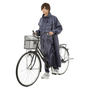 OUTDOOR PRODUCTS(アウトドア プロダクツ) レインウェア 防水サイクルベンチコート L ネイビー(78) 04000466