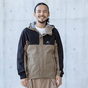 【送料無料】オンヨネ(ONYONE) Men's COMBAT RAIN JACKET(コンバット レイン ジャケット)メンズ S 256009(ベージュ×ブラック) ODJ95031