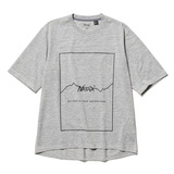 ナンガ(NANGA) ドライ ミックス フレーム ロゴ ティー N1JRMYE4 半袖Tシャツ(メンズ)
