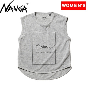 ナンガ(NANGA) Women’s ドライミックス フレーム ロゴ コンパクト トップ ウィメンズ N1JGMY44