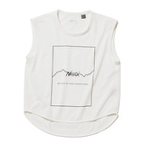 ナンガ(NANGA) ドライ ミックス フレーム ロゴ コンパクト トップ ウィメンズ N1JGWH54 Tシャツ･ノースリーブ(レディース)