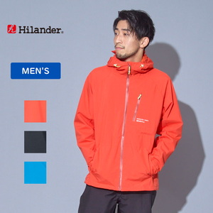 【送料無料】Hilander(ハイランダー) Makku×Hilander フーディライト レインジャケット M オレンジ AS820N