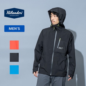 【送料無料】Hilander(ハイランダー) Makku×Hilander フーディライト レインジャケット L ブラック AS820N