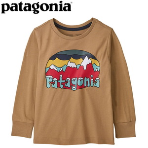 パタゴニア（patagonia） ベビー ロングスリーブ リジェネラティブ コットン フィッツロイ フラーリーズ Tシャツ 60372