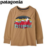 パタゴニア(patagonia) ベビー ロングスリーブ リジェネラティブ コットン フィッツロイ フラーリーズ Tシャツ 60372 長袖シャツ(ジュニア/キッズ/ベビー)