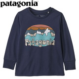 パタゴニア(patagonia) ベビー ロングスリーブ リジェネラティブ コットン フィッツロイ フラーリーズ Tシャツ 60372 長袖シャツ(ジュニア/キッズ/ベビー)