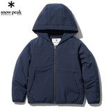 スノーピーク(snow peak) Kids Flexible Insulated Zip Up Hoodie SW-23AK00202NV 防寒ジャケット(キッズ/ベビー)
