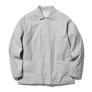 【送料無料】スノーピーク(snow peak) コットン ドビー ヘリンボーン シャツ L ベージュドット SH-23AU20104BGD 【送料無料】スノーピーク(snow peak) コットン ドビー ヘリンボーン シャツ L ベージュドット SH-23AU20104BGD