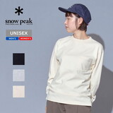 スノーピーク(snow peak) Recycled Cotton Heavy L/S Tshirt SW-22AU401R00EC Tシャツ･カットソー長袖(レディース)