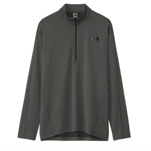 【送料無料】THE NORTH FACE(ザ・ノース・フェイス) ロングスリーブ フラッシュ ドライ ジップアップ メンズ L ミックスチャコール(24秋冬) NT62311