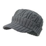 ＣＡ－０３０Ｗ　ニット　ワークキャップ フリー チャコール