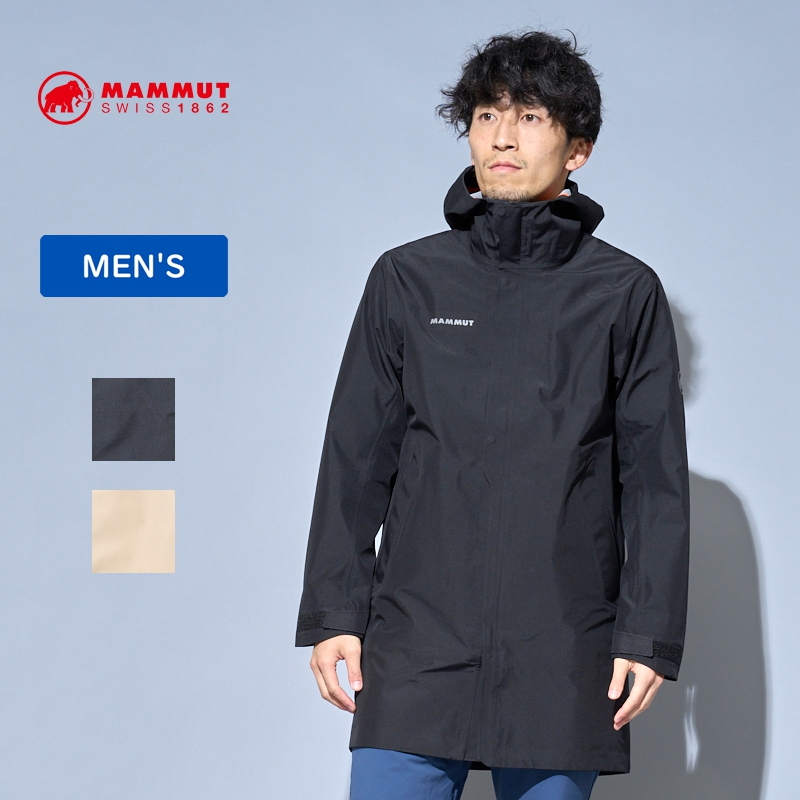 フードを襟元に収納可能MAMMUT マムート GORE-TEX Utility HS Coat