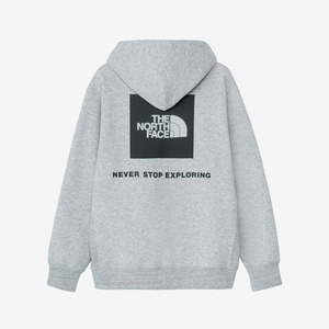 【送料無料】THE NORTH FACE(ザ・ノース・フェイス) バック スクエア ロゴ フーディ ユニセックス XS ミックスグレー NT62348