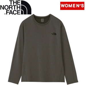 【送料無料】THE NORTH FACE(ザ・ノース・フェイス) L/S FLASH DRY CREW(ロングスリーブ フラッシュドライクルー)ウィメンズ L ミックスチャコール(ZC) NTW62312