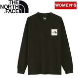 THE NORTH FACE(ザ･ノース･フェイス) ロングスリーブ スクエアロゴティー ユニセックス NT82334 Tシャツ･カットソー長袖(レディース)