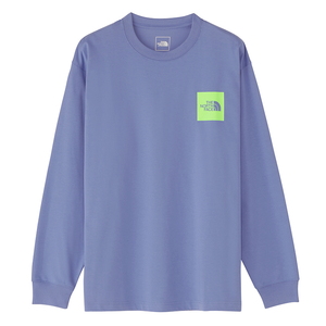 THE NORTH FACE(ザ・ノース・フェイス) ロングスリーブ スクエア ロゴ ティー ユニセックス XL オプティックブルー NT82334