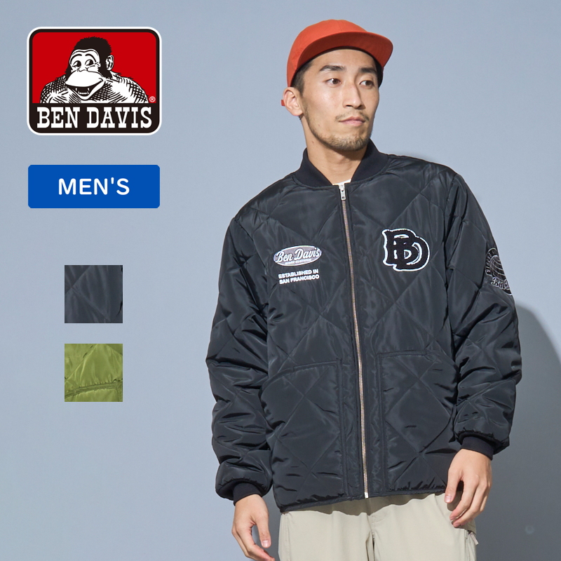 BEN DAVIS ベンデイビス　ダウンジャケット BEN DAVIS(ベンデイビス) LETTERED QUILT JACKET 23780007｜アウトドア