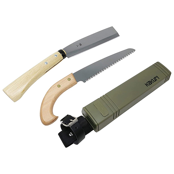 KAKURI(カクリ) ナタとノコ サヤ付き   鉈