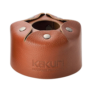 KAKURI（カクリ） 本革製ガスカートリッジカバー １１０ｇ缶用 ブラウン