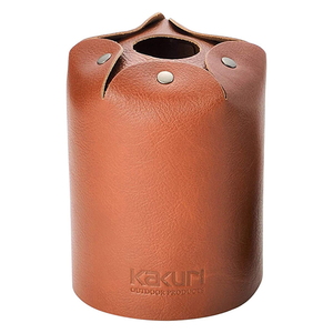 KAKURI（カクリ） 本革製ガスカートリッジカバー ５００ｇ缶用 ブラウン