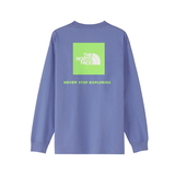 THE NORTH FACE(ザ･ノース･フェイス) ロングスリーブ バック スクエア ロゴ ティー ユニセックス NT82333 長袖Tシャツ(メンズ)