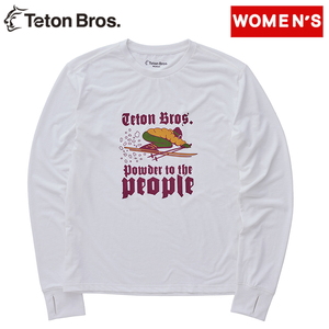 Teton Bros.（ティートンブロス） Women’s POWDER TO THE PEOPLE LS TEE ウィメンズ 233-49051