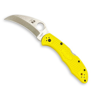 【送料無料】Spyderco(スパイダルコ) タスマンソルト２ 直刃 Ｈ２鋼材 サビにくいナイフ イエロー C106PYL2