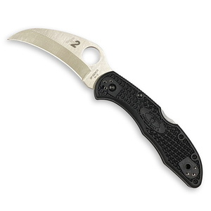 【送料無料】Spyderco(スパイダルコ) タスマンソルト2 直刃 H2鋼材 サビにくいナイフ ブラック C106PBK2