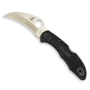 Spyderco(スパイダルコ) タスマンソルト2 直刃 H2鋼材 サビにくいナイフ C106PBK2 フォールディングナイフ