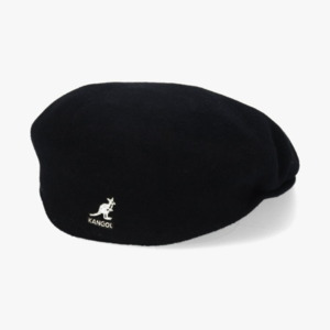 KANGOL 帽子 WOOL 504(ウール 504)/ハンチング L BLACK